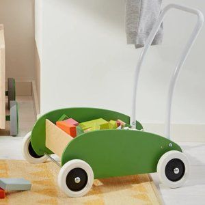 IKEA MULA Toddler wagon/walker, green birch